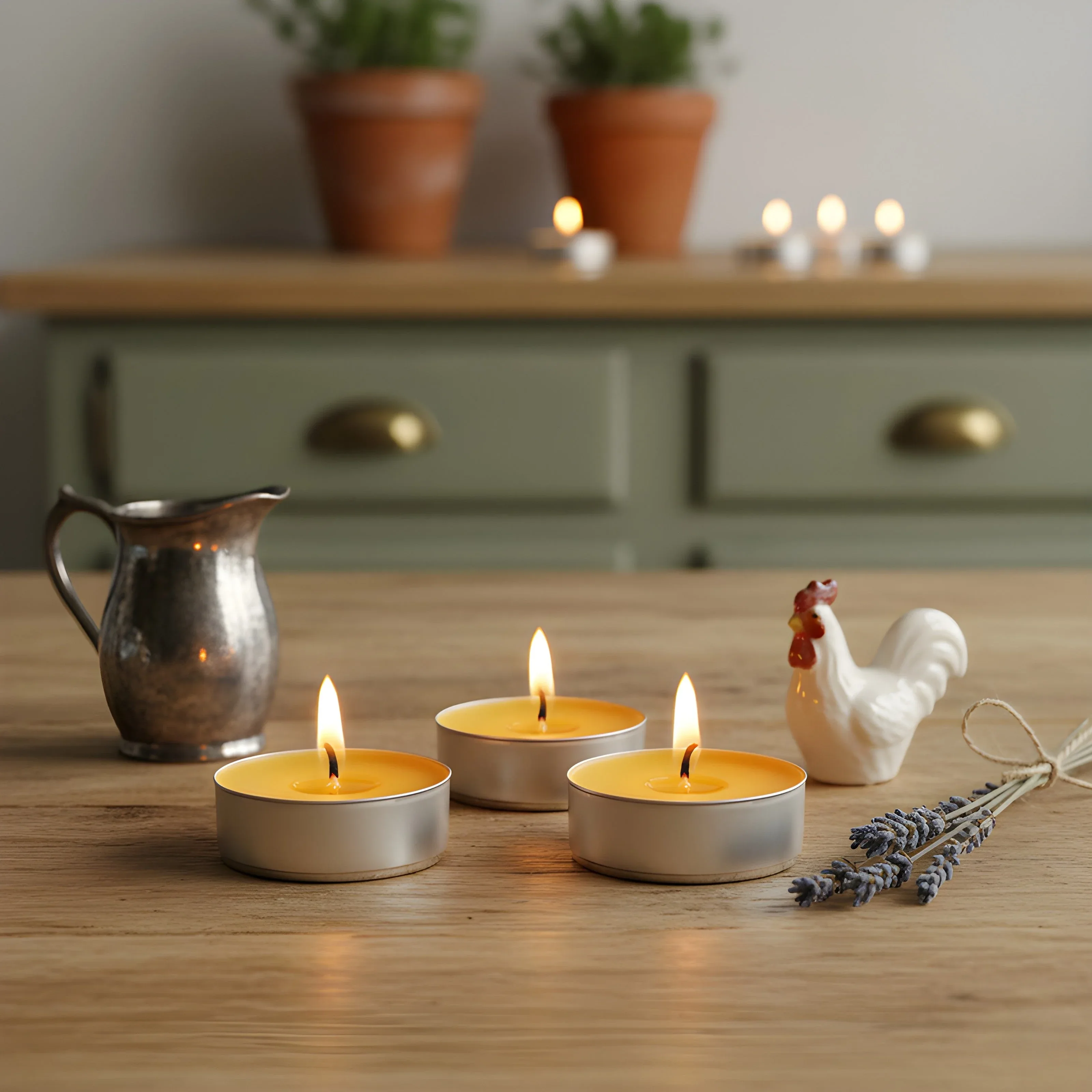Tealight Beeswax Candles Aluminum Cups BULK - Image 3