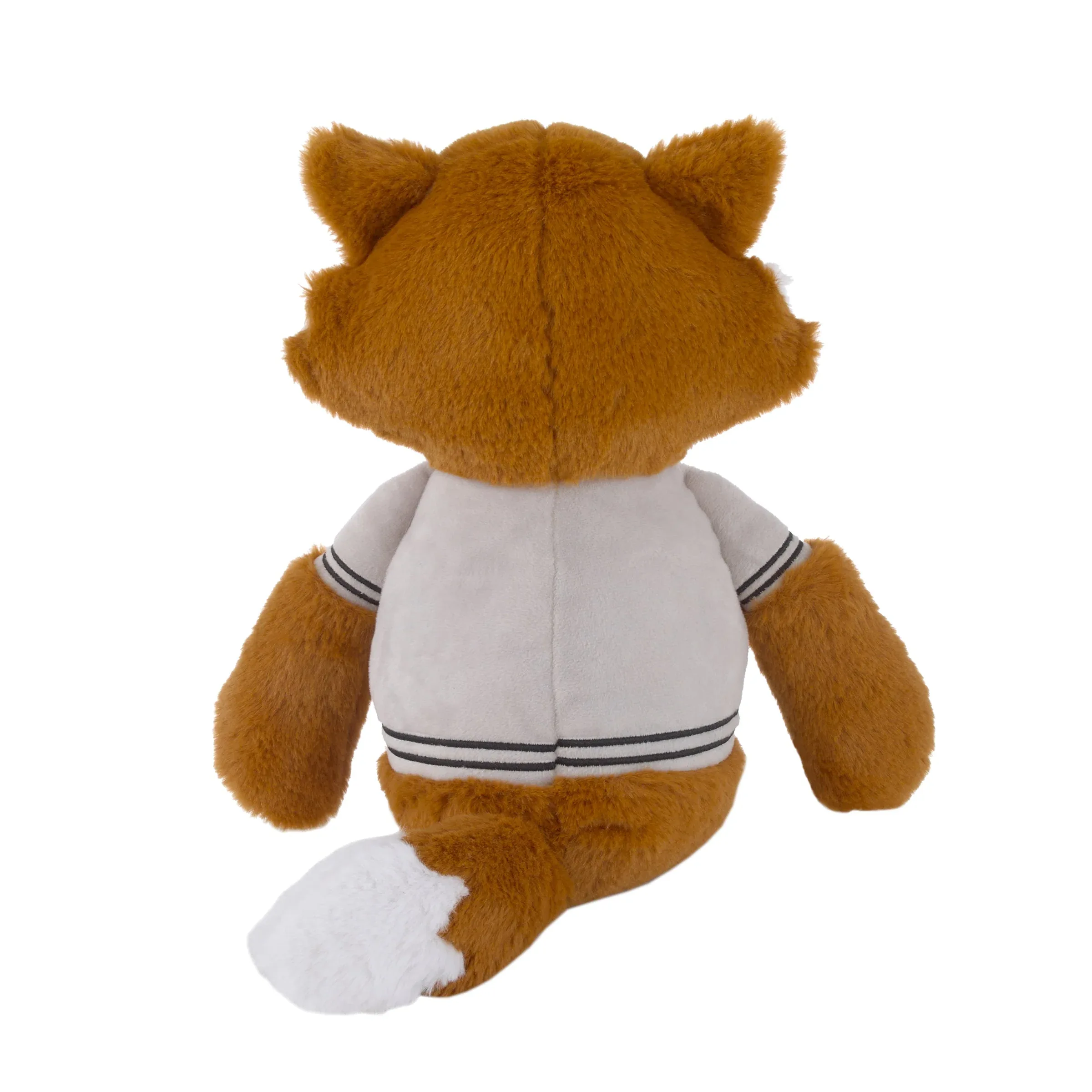 Team All Star Dark Orange and Ivory "Ace" The Plush Fox Stuffed Animal with Jersey - Image 3