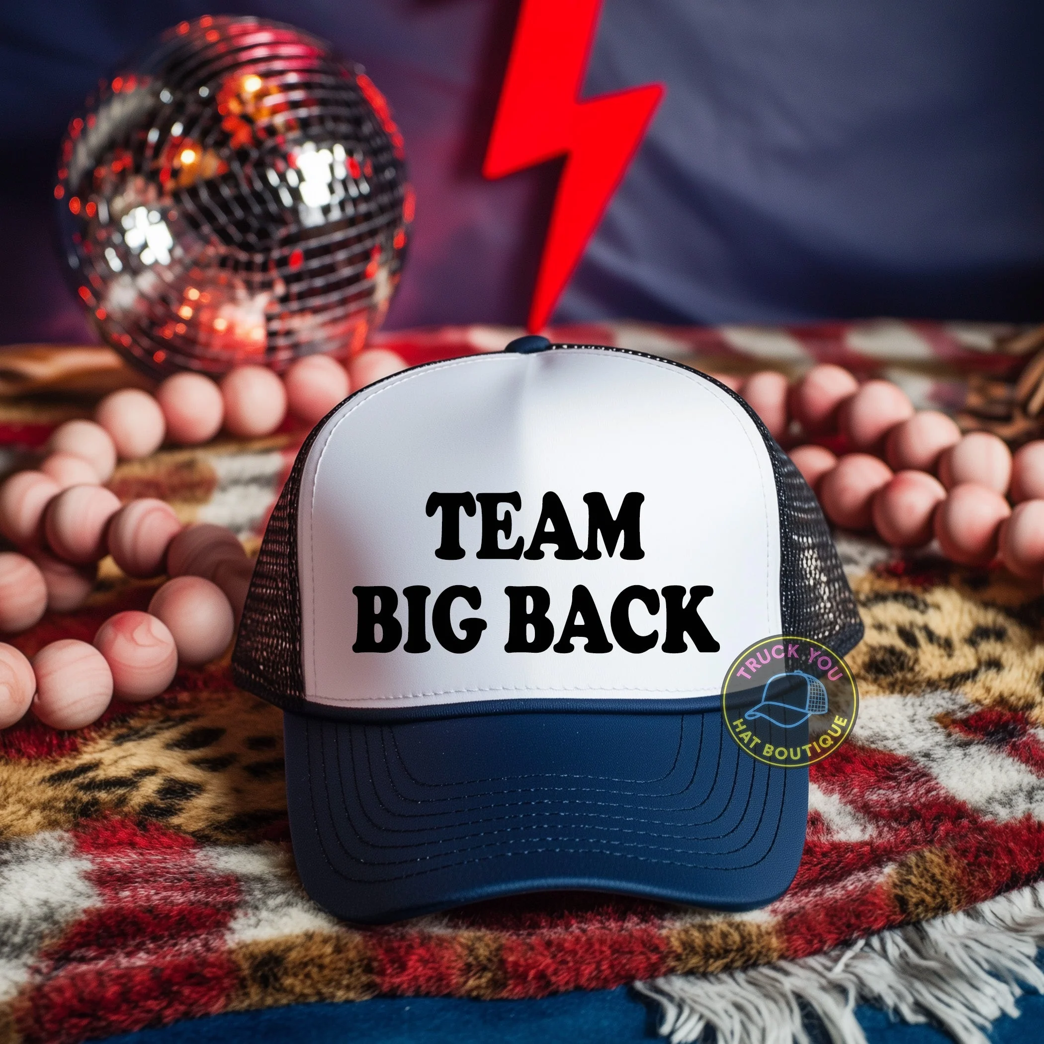 Team Big Back Adult Otto Foam Trucker Hat - Image 2