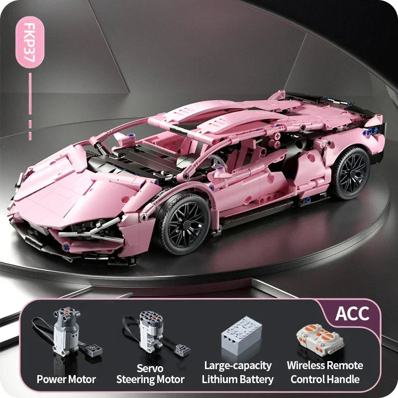 Technical Racing Sport Car 1280PCS Model Building Blocks City Mechanical Speed Vehicle Supercar Brick Puzzle Toys Kid Adult Gift - Image 14