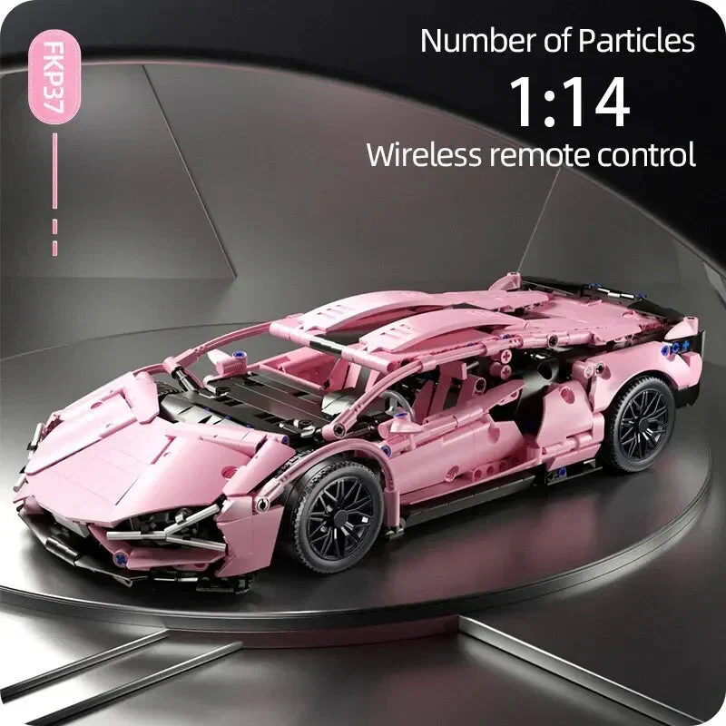 Technical Racing Sport Car 1280PCS Model Building Blocks City Mechanical Speed Vehicle Supercar Brick Puzzle Toys Kid Adult Gift - Image 8