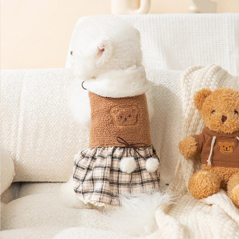 Teddy Bear Small Pet Winter Dress - Image 3