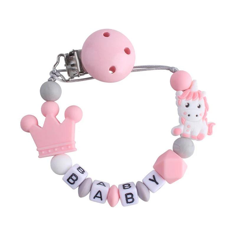 Teething Silicone Pacifier Clip With Toy - Image 16