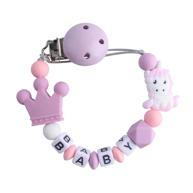 Teething Silicone Pacifier Clip With Toy - Image 18