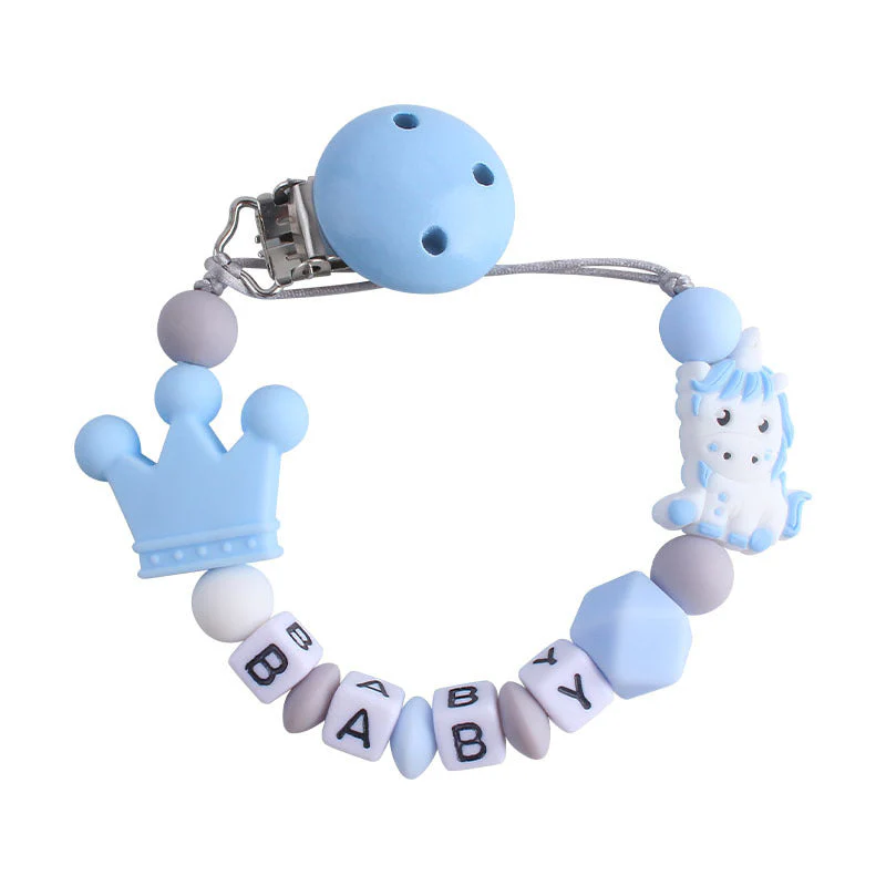 Teething Silicone Pacifier Clip With Toy - Image 8