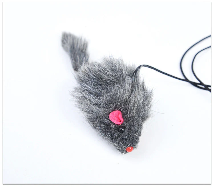 Telescopic Hanging Mouse Cat Toy - Image 3