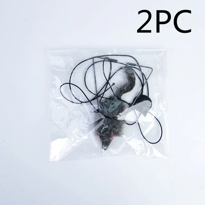 Telescopic Hanging Mouse Cat Toy - Image 8