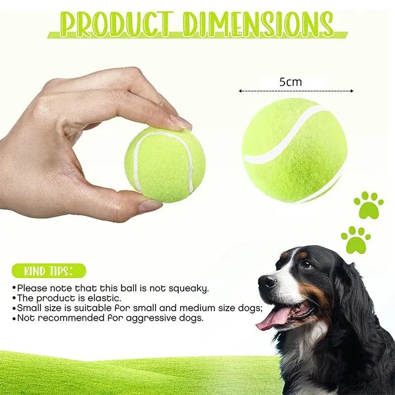 Tennis Balls for Dogs – 2-Inch Small Dog Balls Compatible with Automatic Ball Launchers (12 Pack) - Image 4