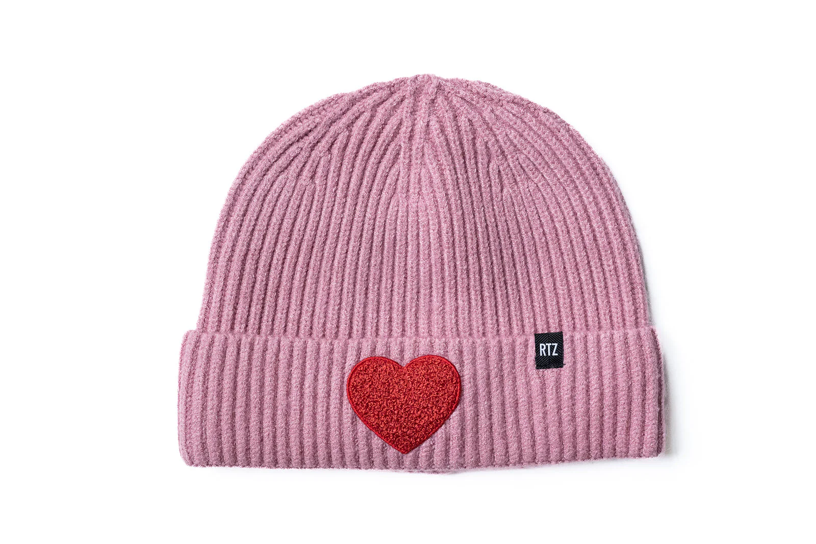 Terry Heart Patch Beanie - Image 2