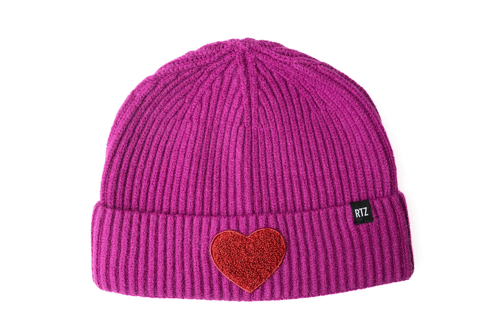 Terry Heart Patch Beanie - Image 5