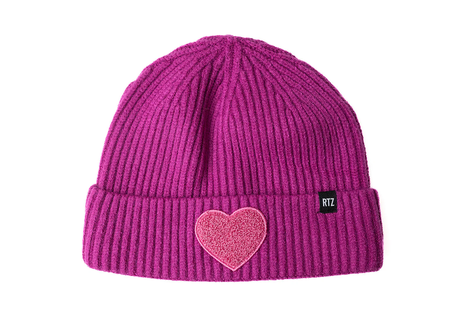 Terry Heart Patch Beanie - Image 6