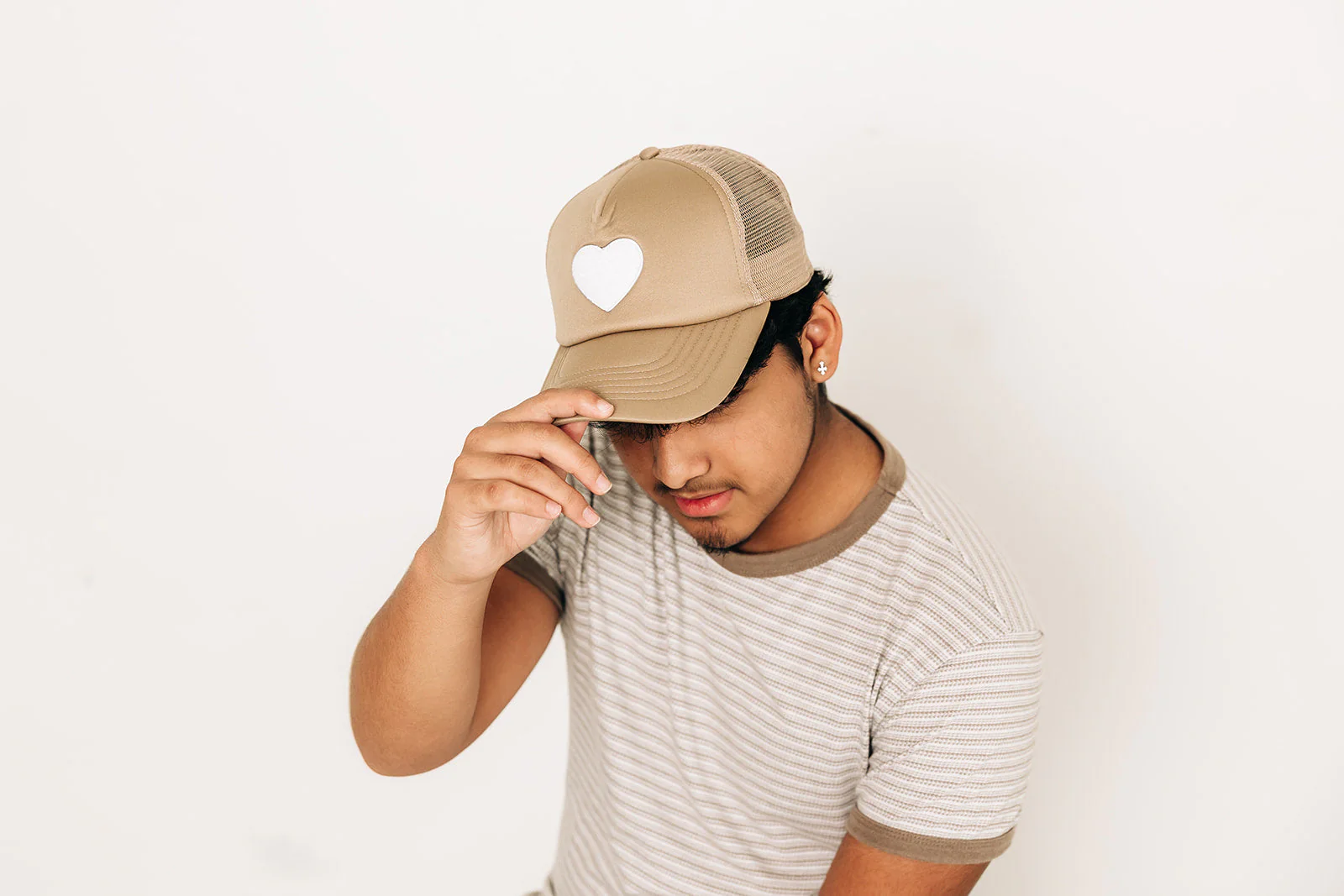 Terry Heart Trucker Hat - Image 34