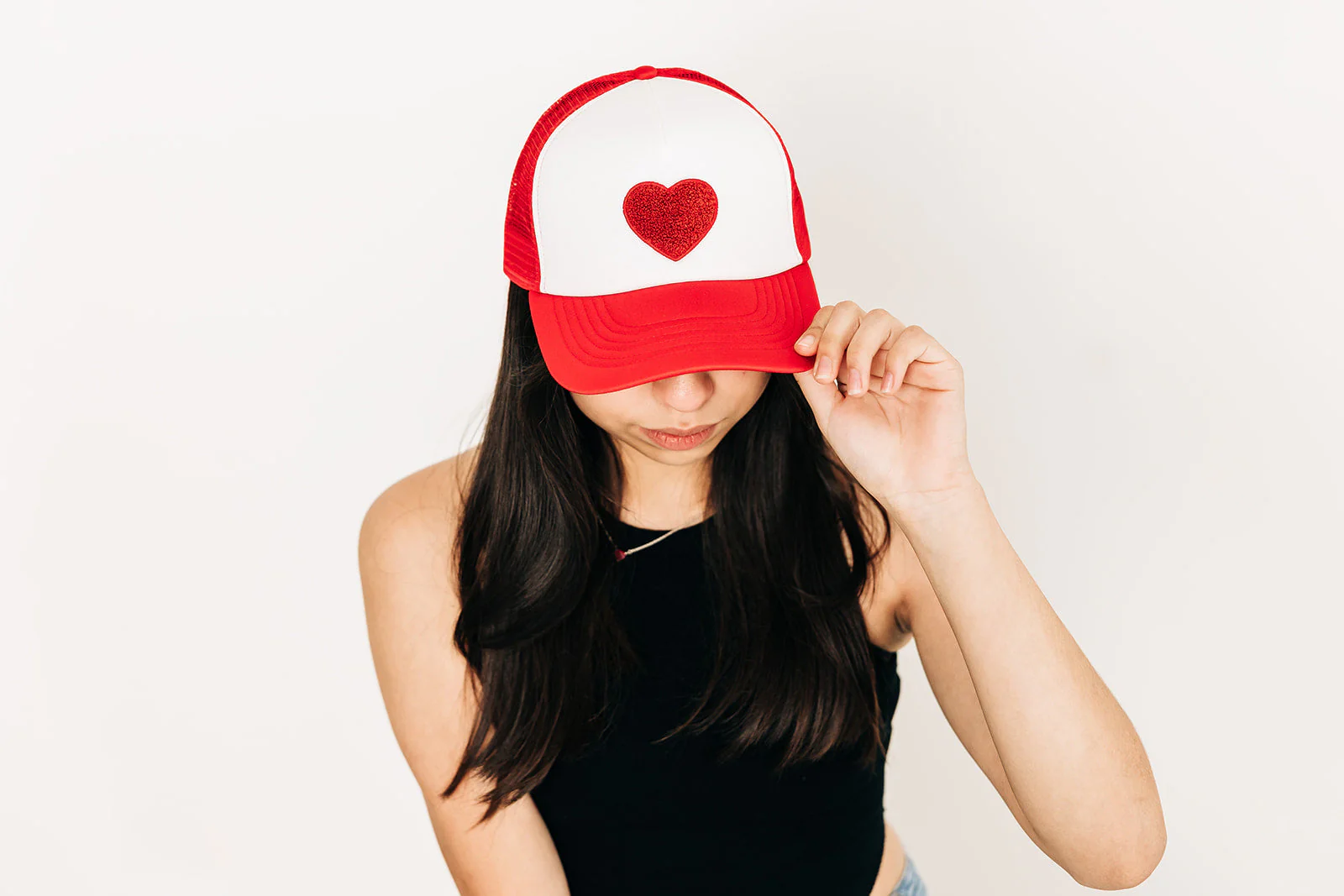 Terry Heart Trucker Hat - Image 51