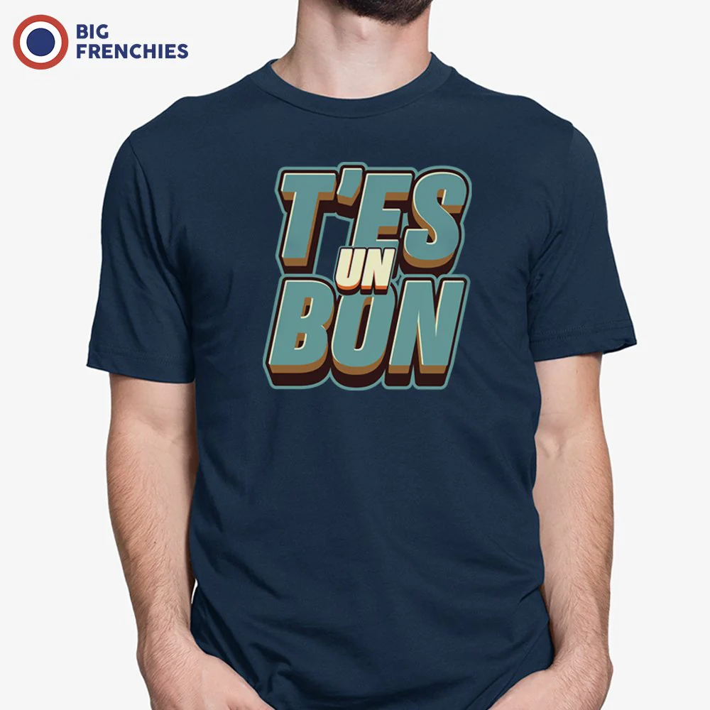 T'es un Bon Men's Organic Cotton Tee - Image 2