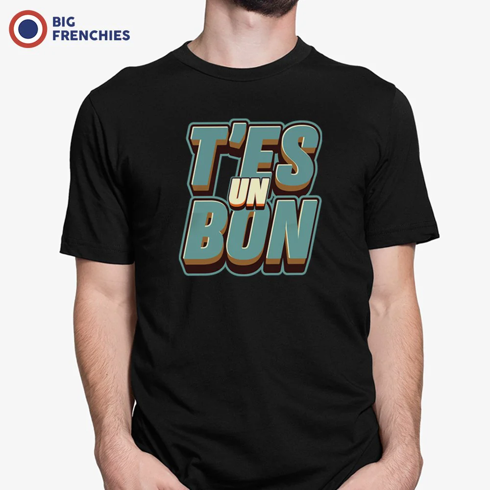 T'es un Bon Men's Organic Cotton Tee - Image 3