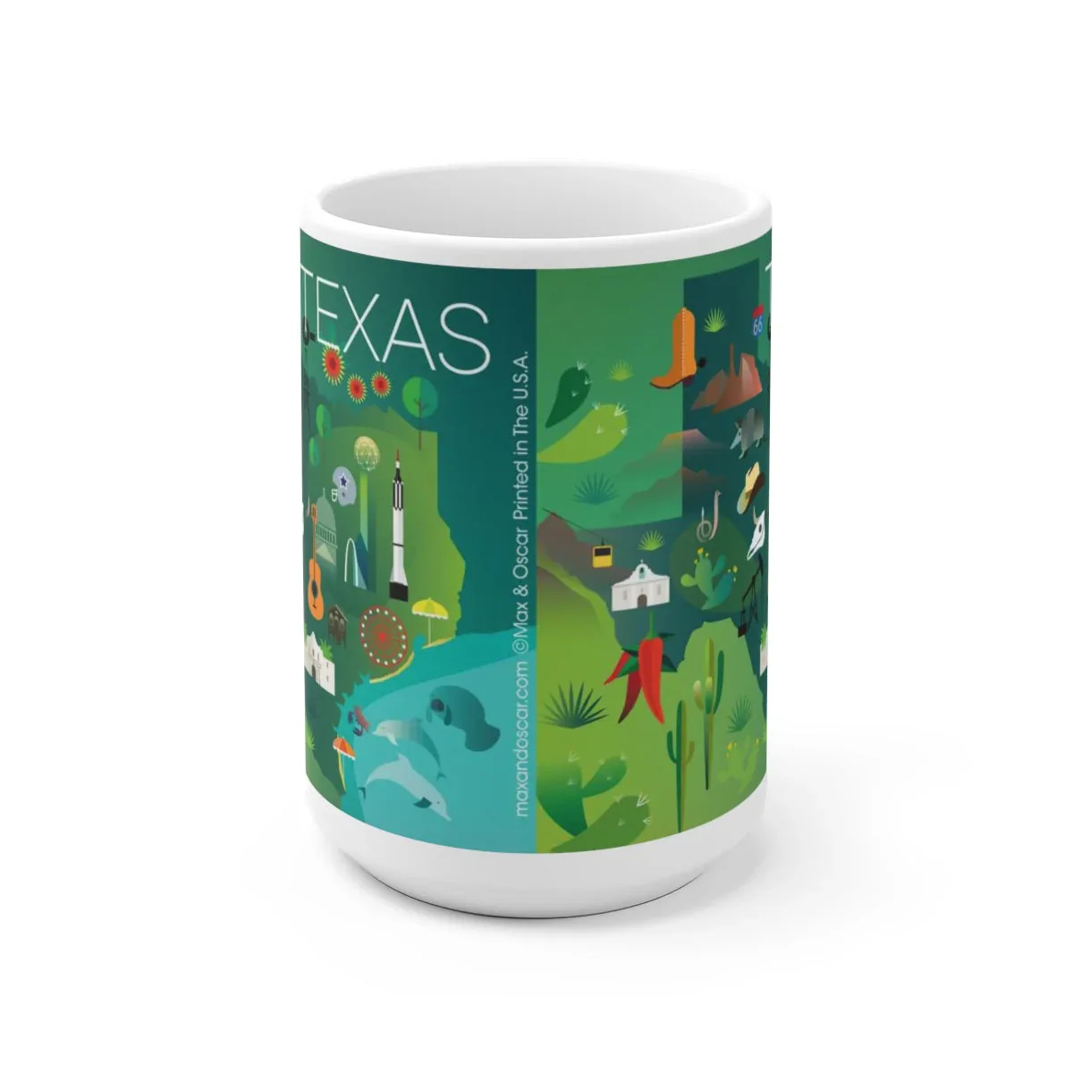 TEXAS 11 OZ OR 15 OZ CERAMIC MUG - Image 2