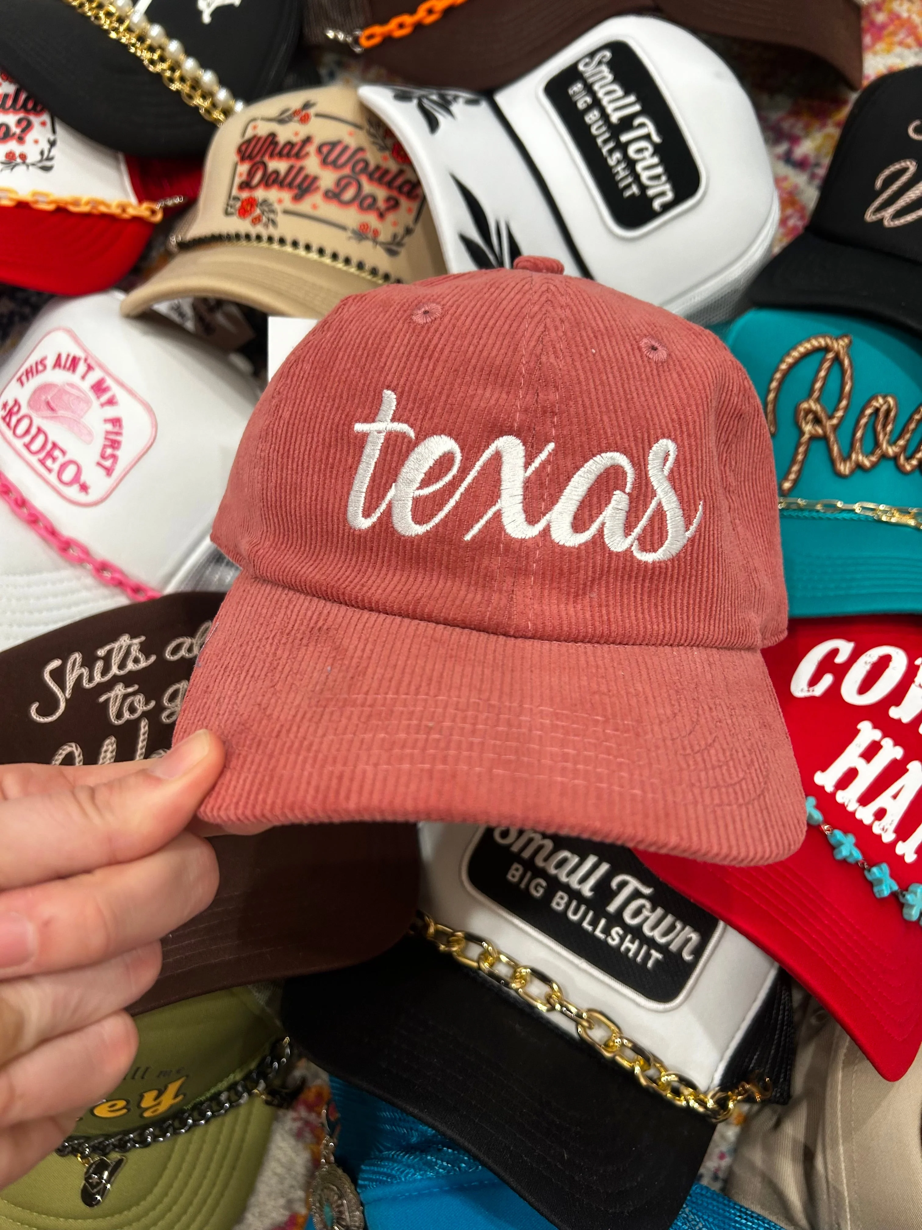 Texas Corduroy Dad Hat - Image 2