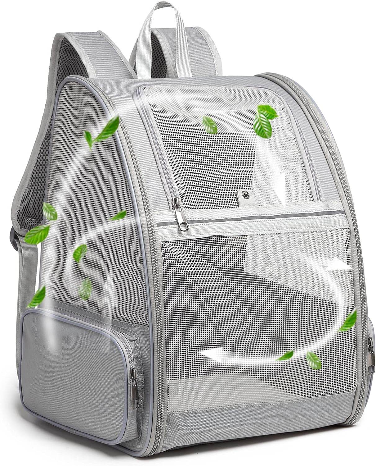 Texsens Innovative Traveler Bubble Backpack Pet Carriers for Cats and Dogs (Black) - Image 10