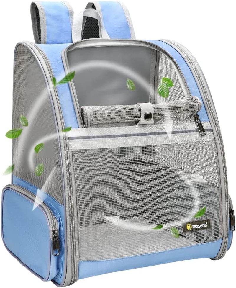 Texsens Innovative Traveler Bubble Backpack Pet Carriers for Cats and Dogs (Black) - Image 15