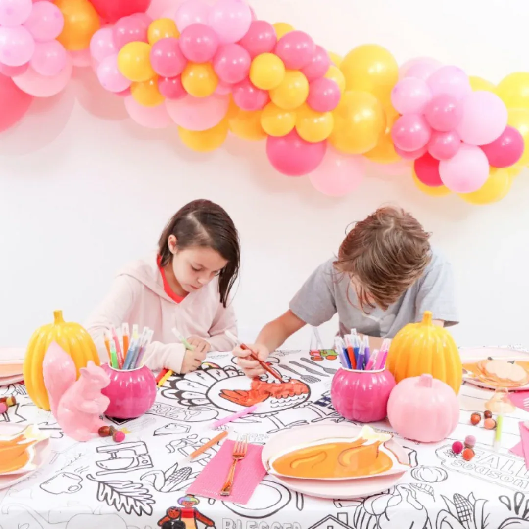 Thanksgiving Coloring Tablecloth - Image 2