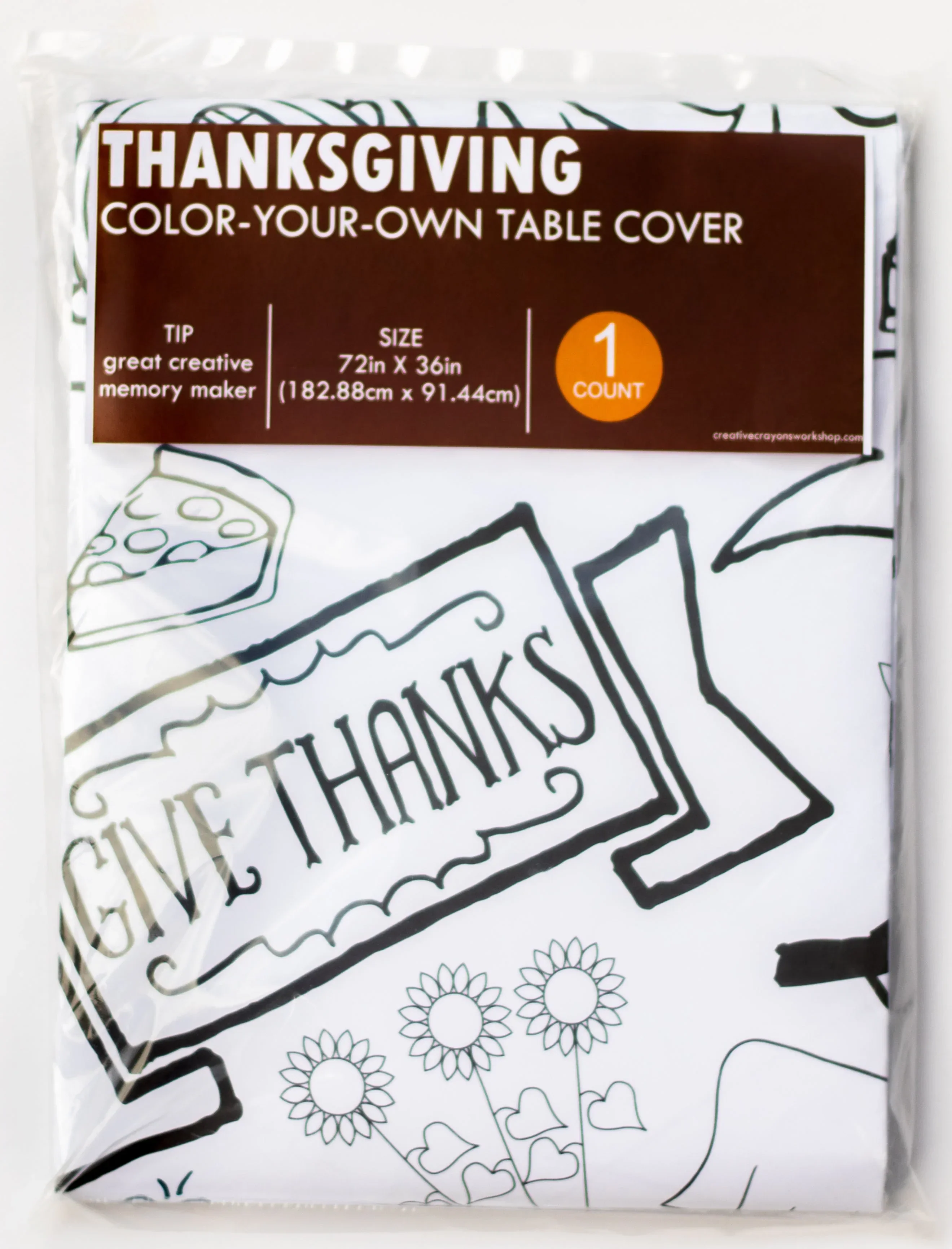 Thanksgiving Coloring Tablecloth - Image 6