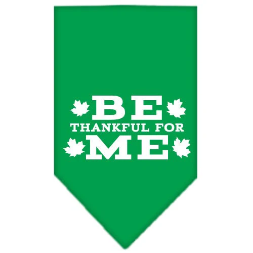 Thanksgiving Pet and Dog Bandana Screen Printed, "Be Thankful For Me" - Image 5