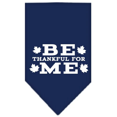 Thanksgiving Pet and Dog Bandana Screen Printed, "Be Thankful For Me" - Image 6