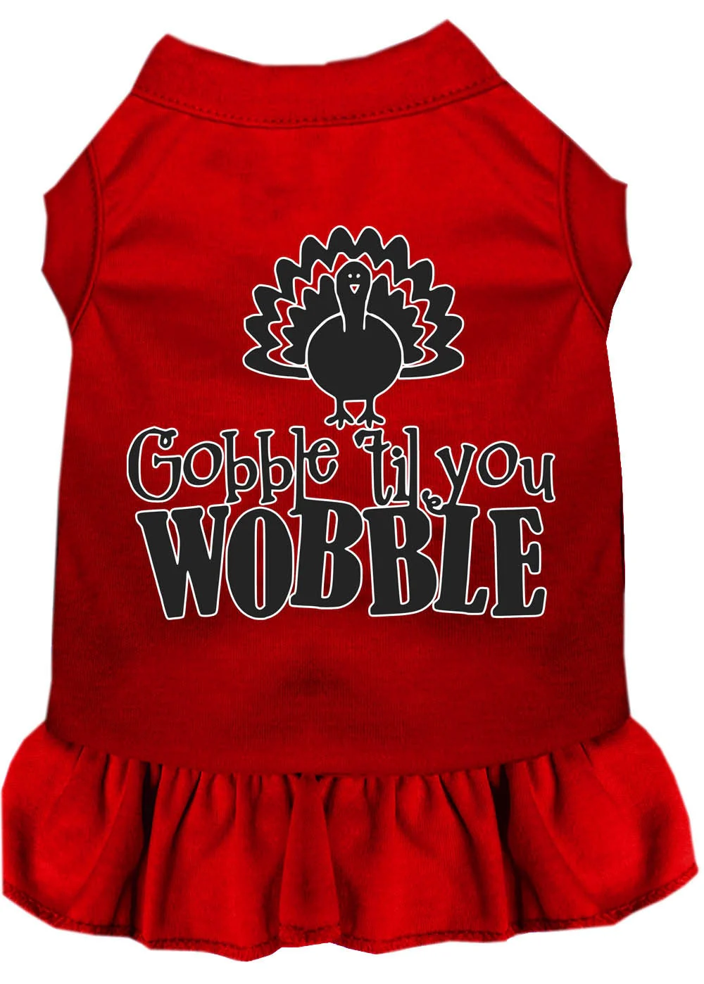 Thanksgiving Pet Dress "Gobble Til You Wobble" - Image 10