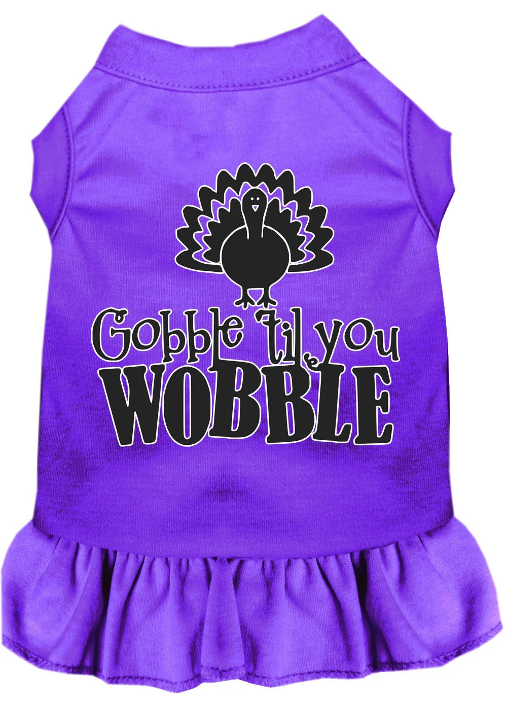 Thanksgiving Pet Dress "Gobble Til You Wobble" - Image 5