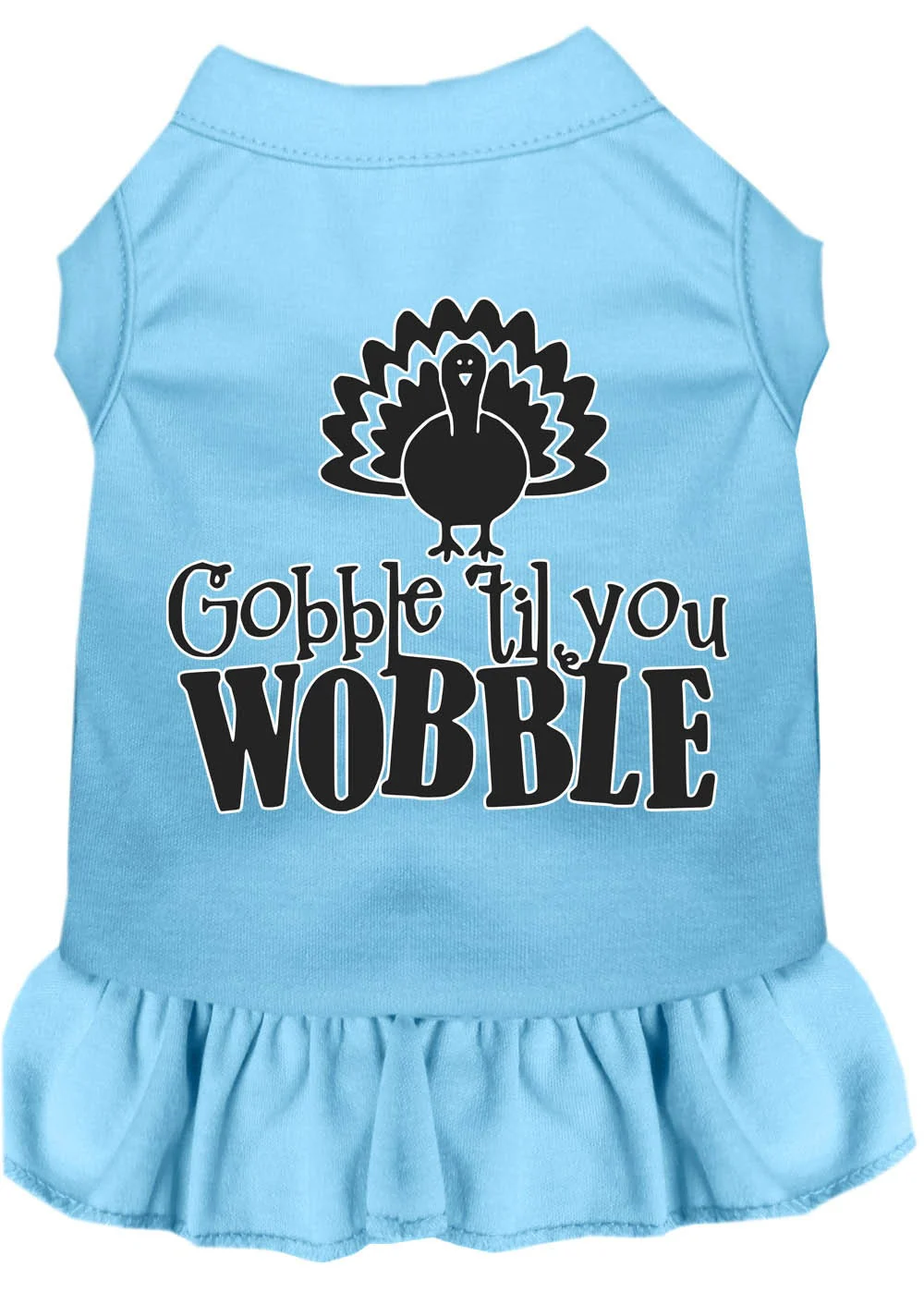 Thanksgiving Pet Dress "Gobble Til You Wobble" - Image 6