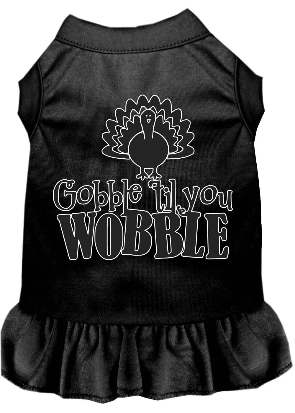 Thanksgiving Pet Dress "Gobble Til You Wobble" - Image 7
