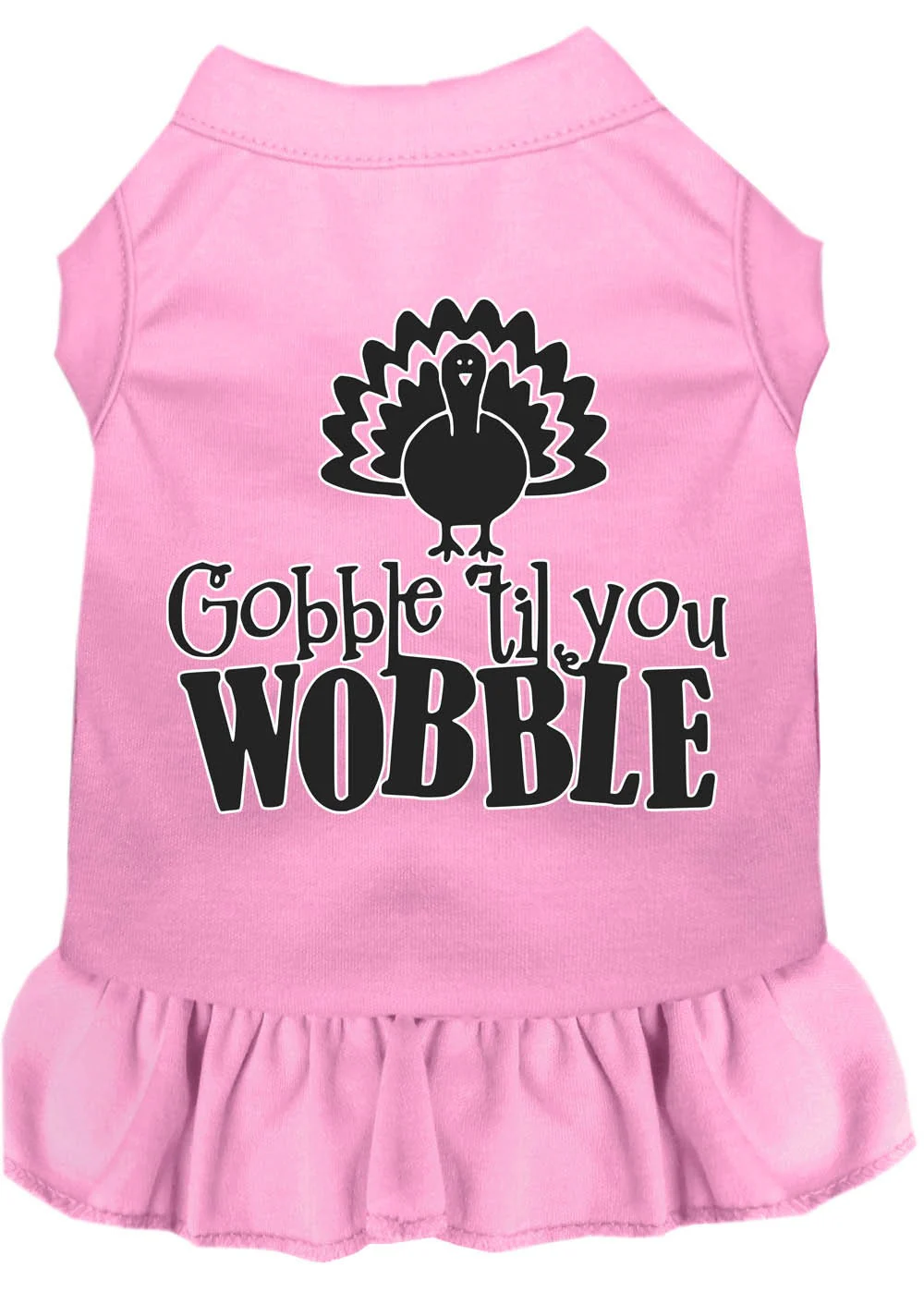 Thanksgiving Pet Dress "Gobble Til You Wobble" - Image 8