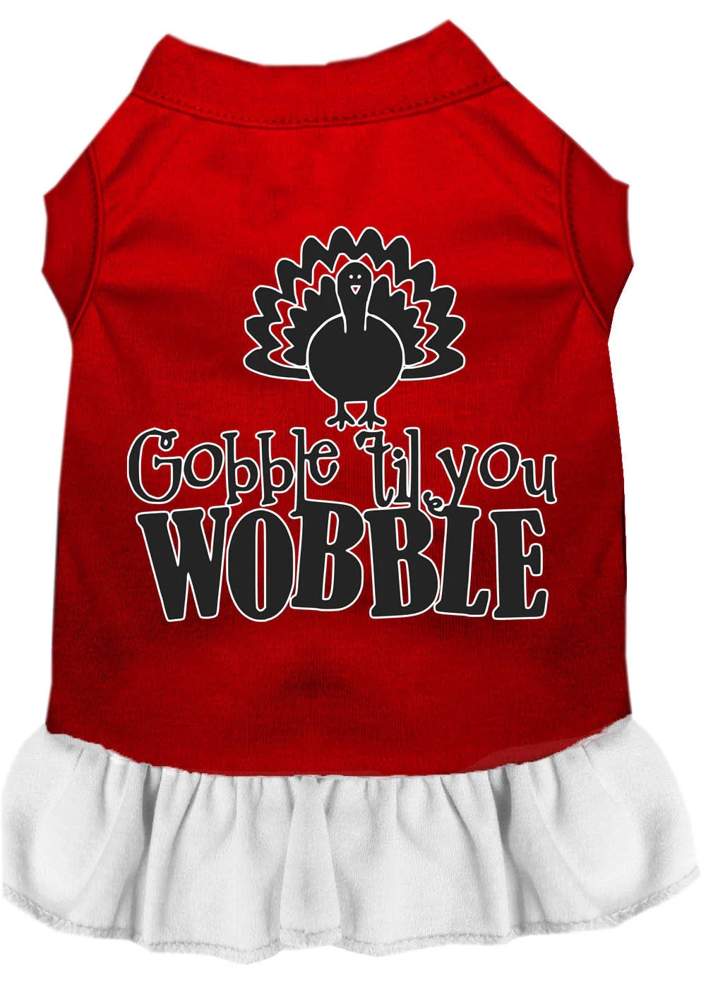 Thanksgiving Pet Dress "Gobble Til You Wobble" - Image 9
