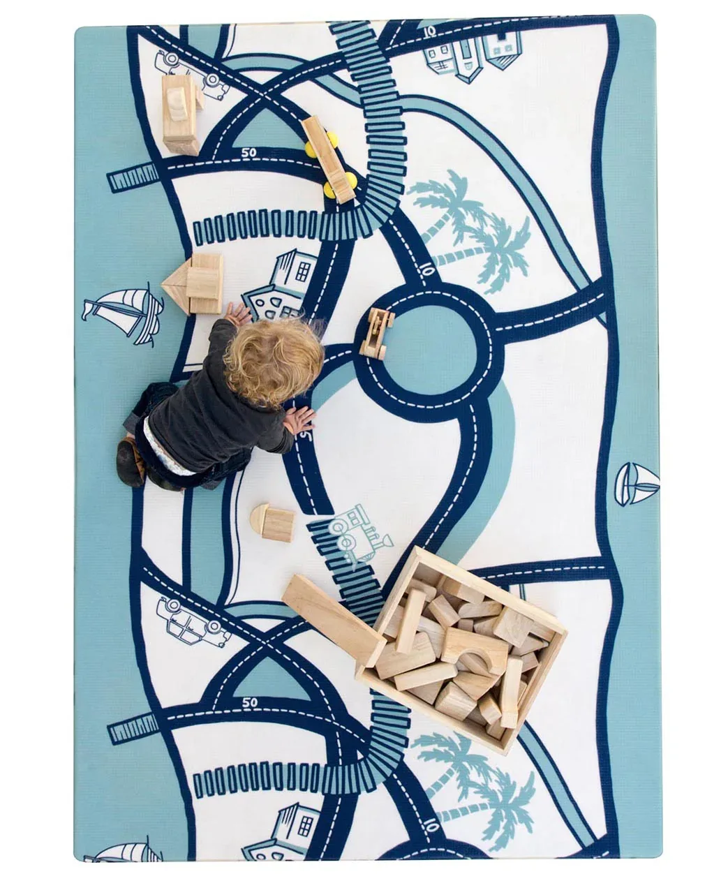 The August Rose White Shwally Playmat - Image 2