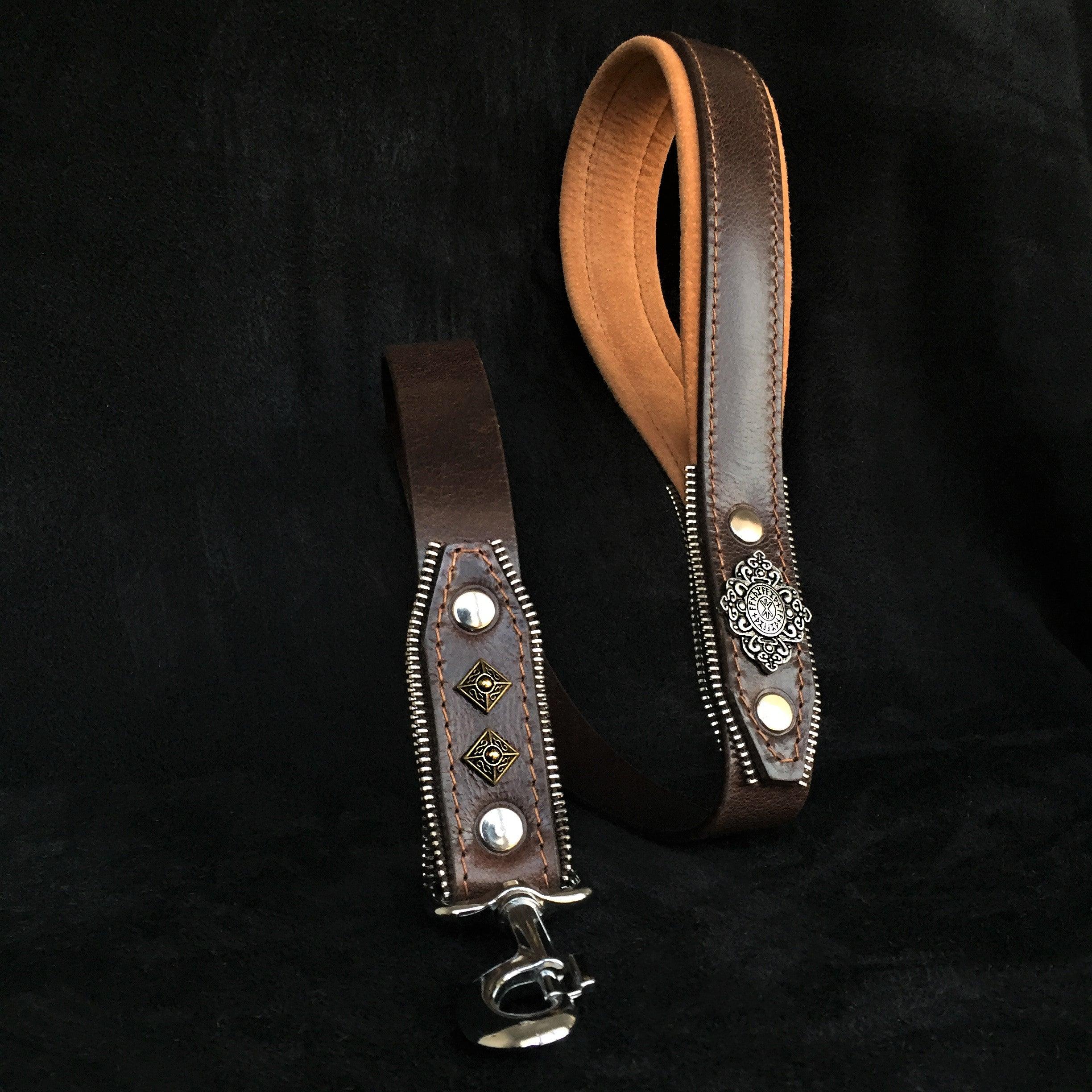 The "Aztec" big dogs harness BROWN - Image 2