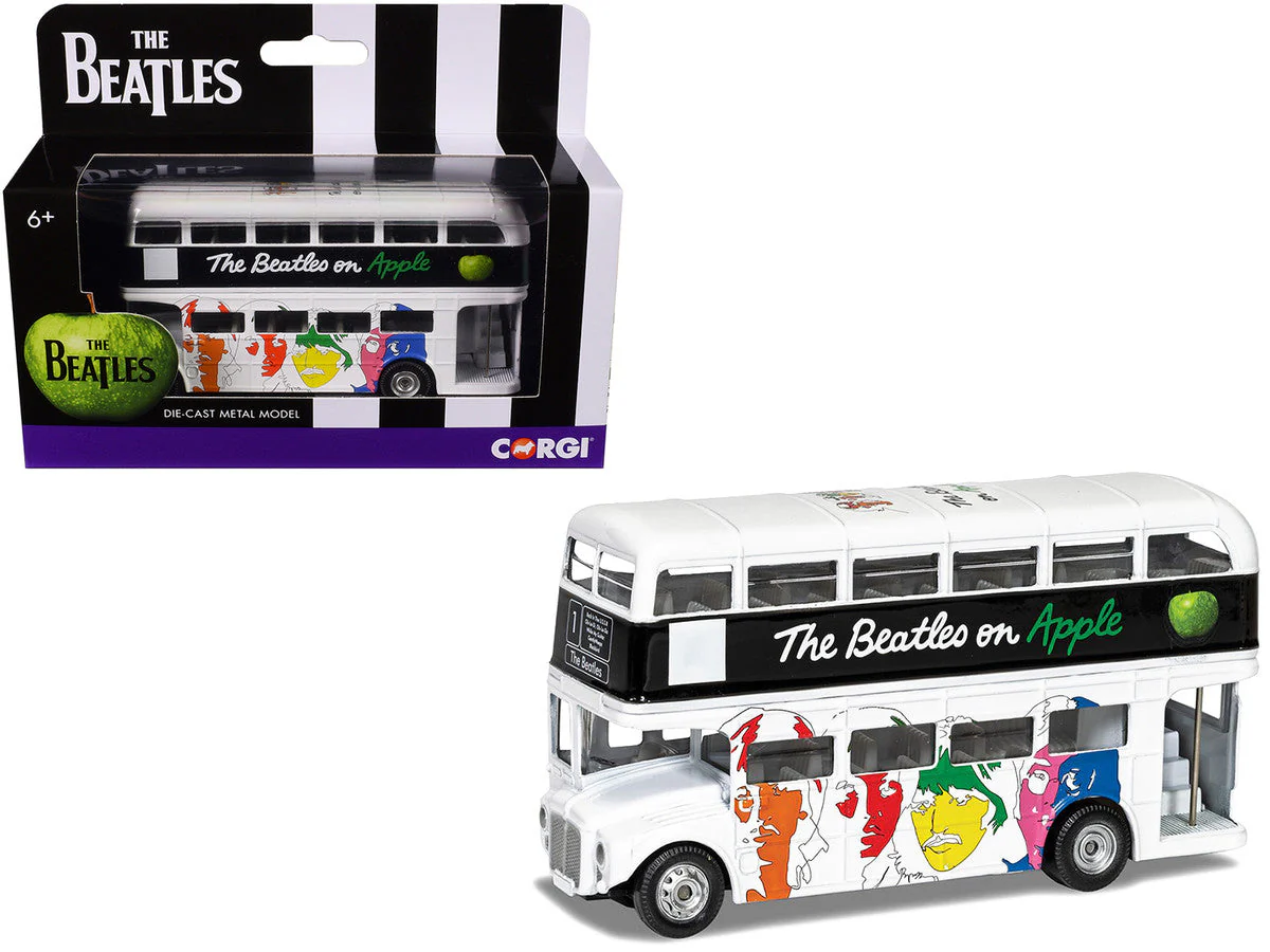 The Beatles London Double Decker Bus "The White Album" White Diecast Model Car by Corgi - Image 2