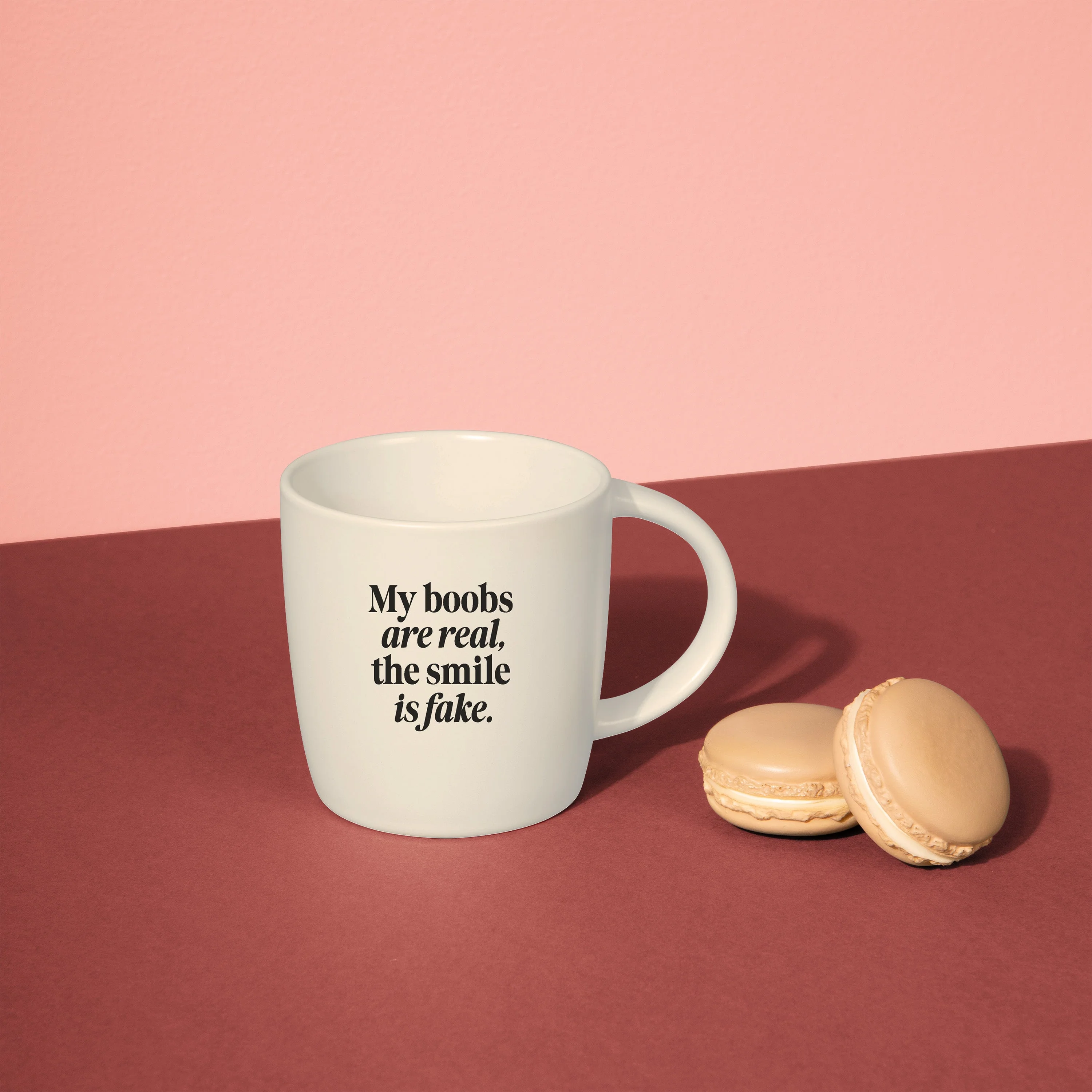 The Boobs are Real... Ceramic Coffee Mug - Image 3