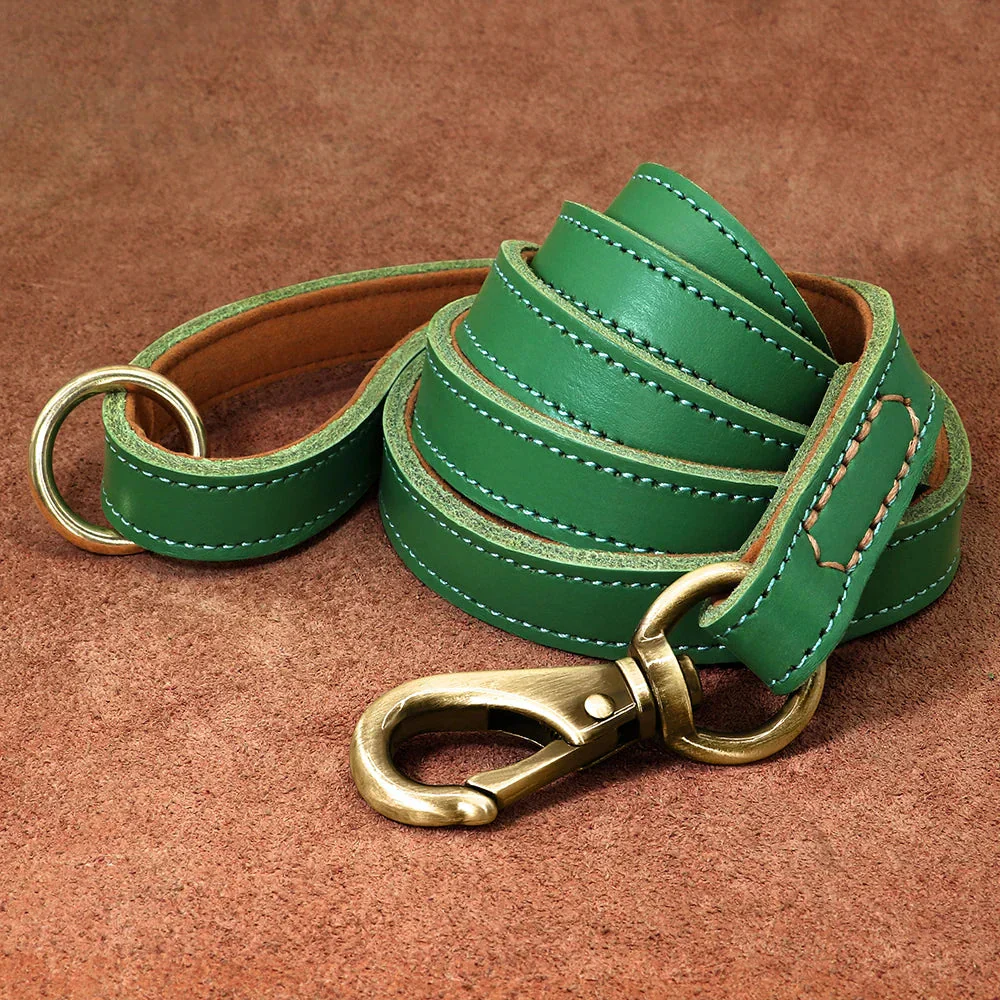 The Classic Leather Lead - Premium Dog Leash - Image 2