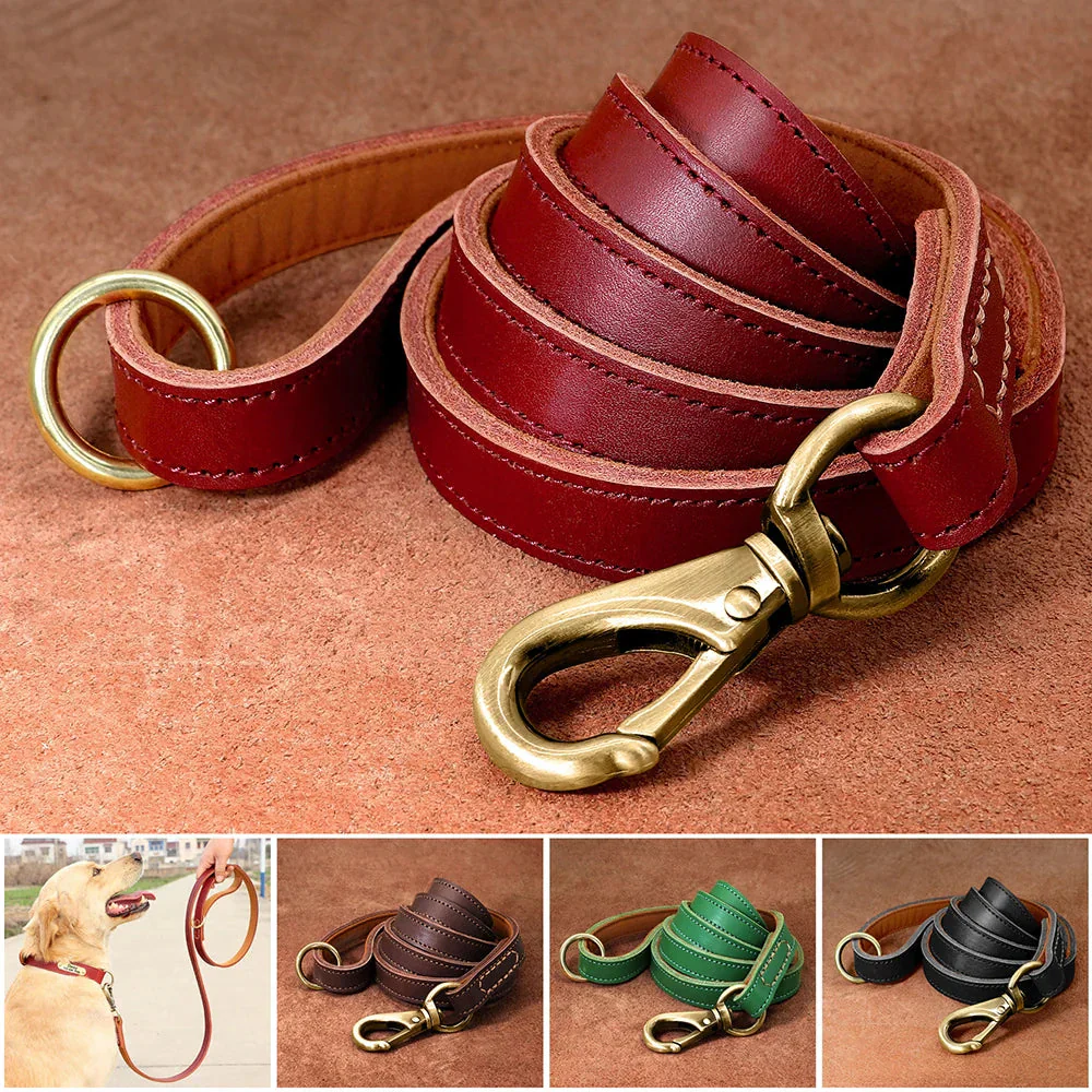 The Classic Leather Lead - Premium Dog Leash - Image 4
