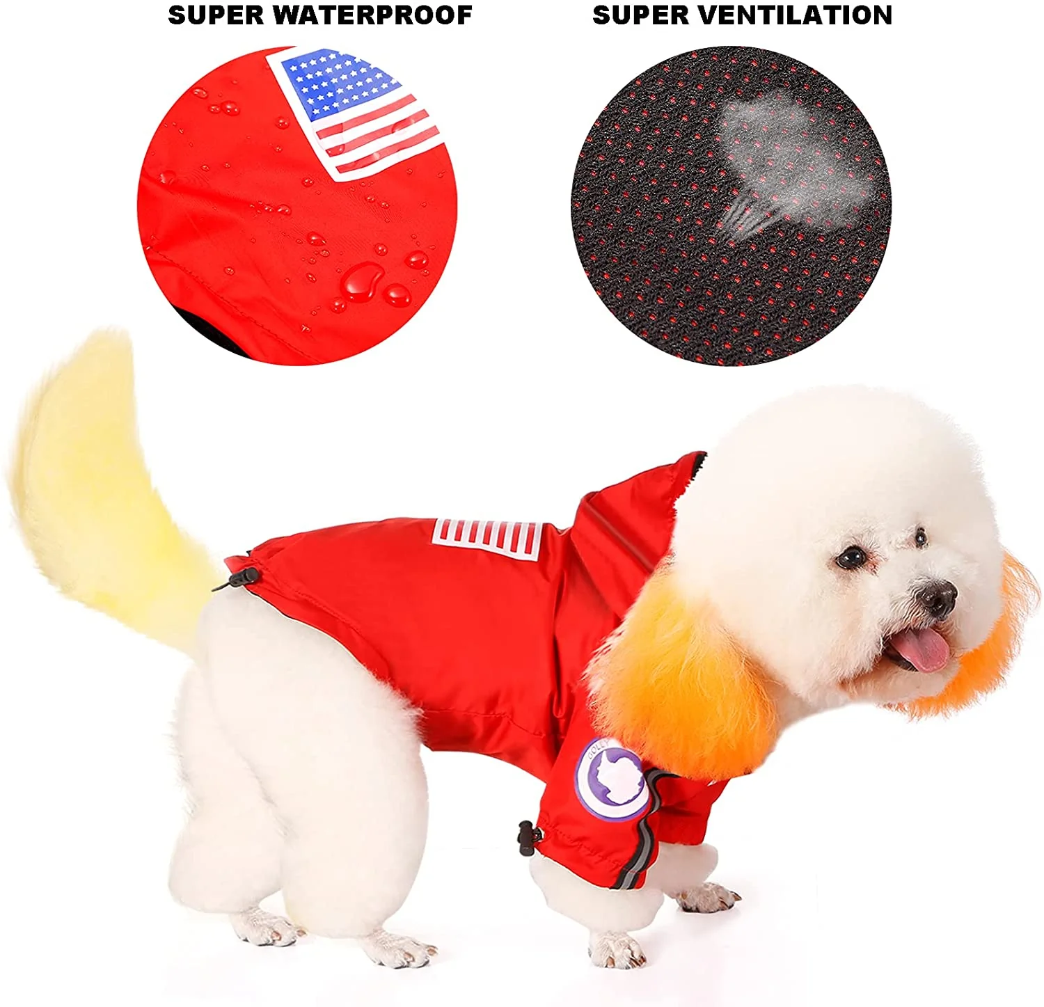 The Dog Face Pet Raincoat - Image 5