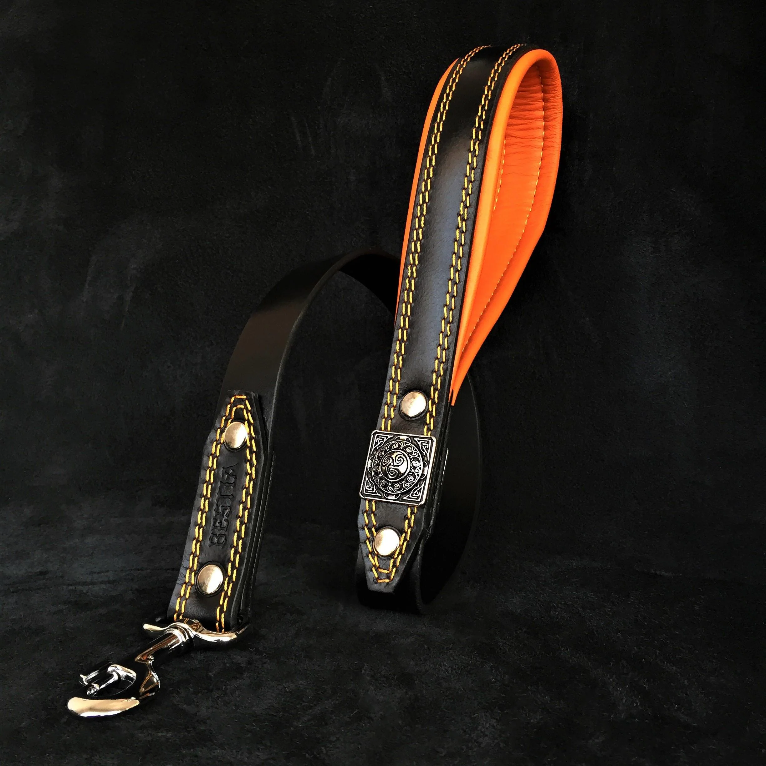 The "Eros" harness Black & Orange - Image 2