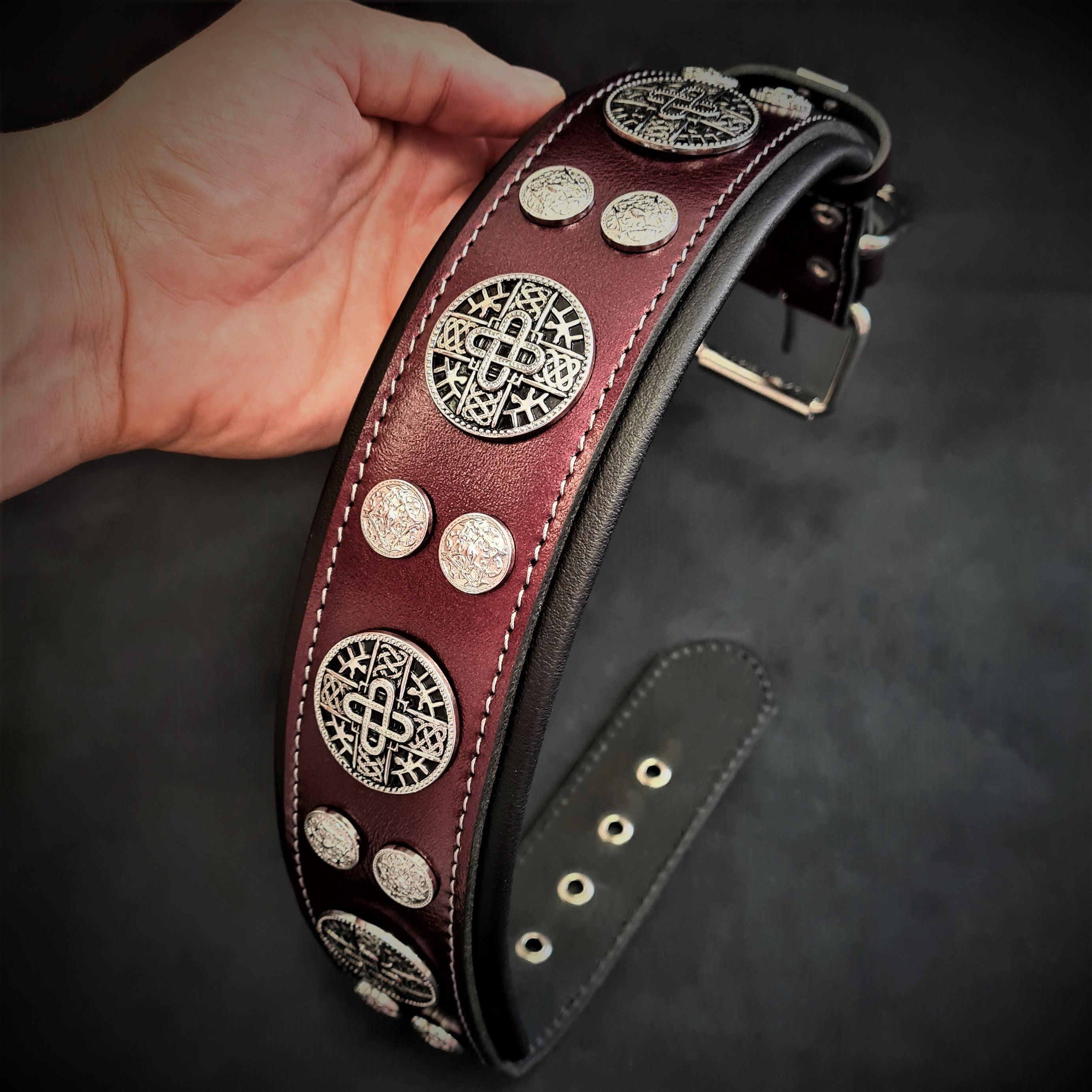 The "Hektor" Burgundy Collar LIMITED - Image 2