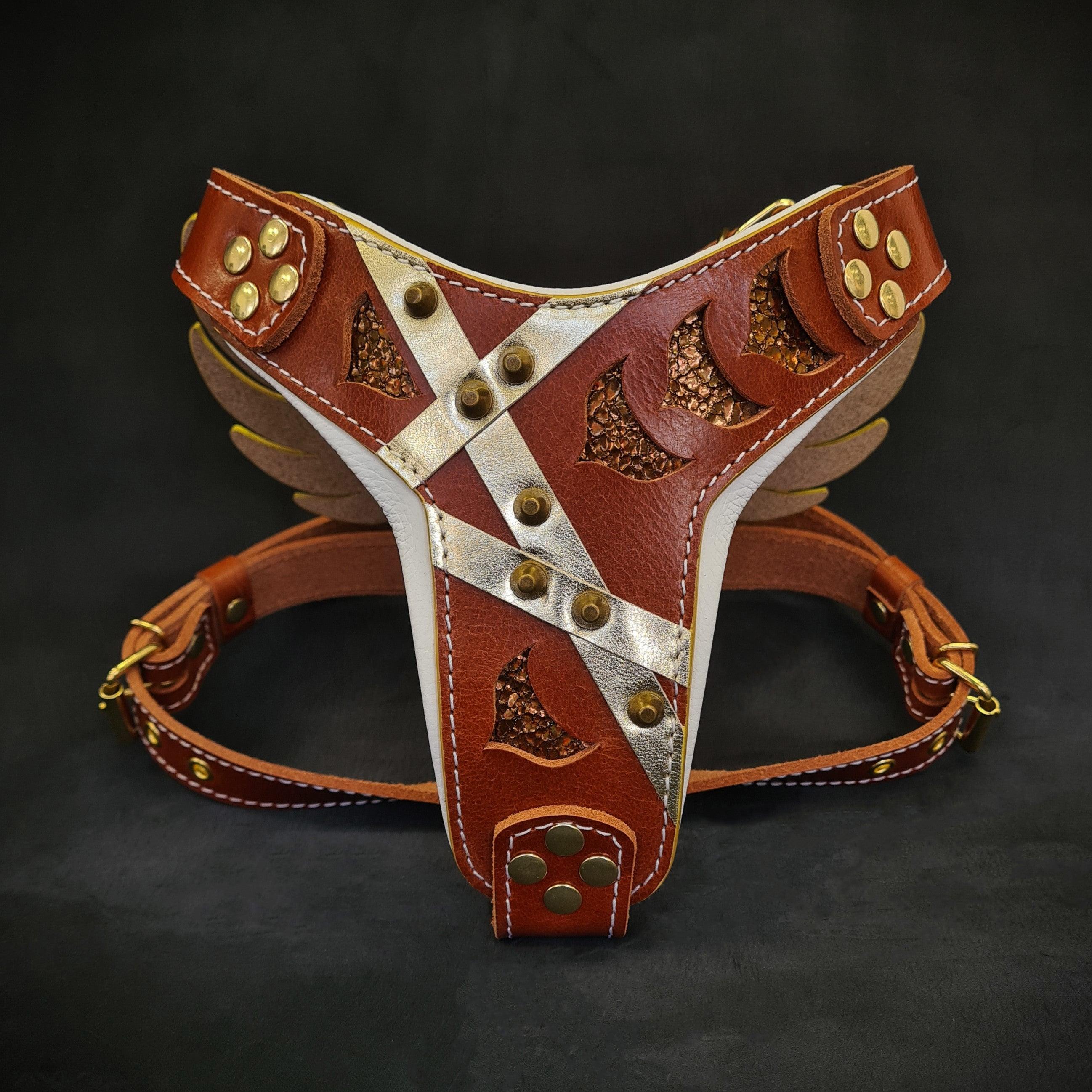 The "Hermes" leather harness - Large and Giant Breeds - Image 2