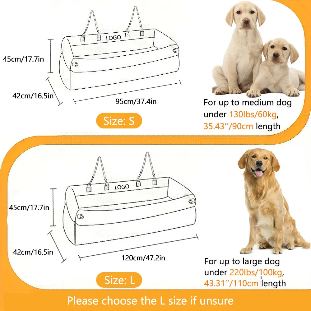 The Milano Double Car Seat Bed - Luxury Pet Travel - Image 2
