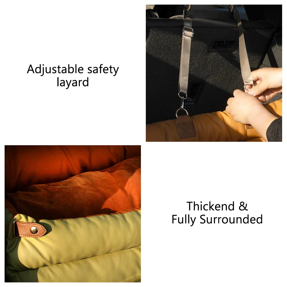 The Milano Double Car Seat Bed - Luxury Pet Travel - Image 3