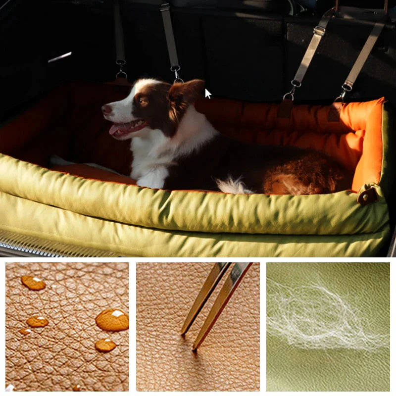 The Milano Double Car Seat Bed - Luxury Pet Travel - Image 4