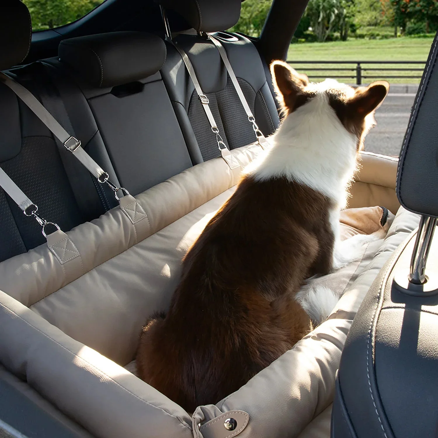 The Milano Double Car Seat Bed - Luxury Pet Travel - Image 5