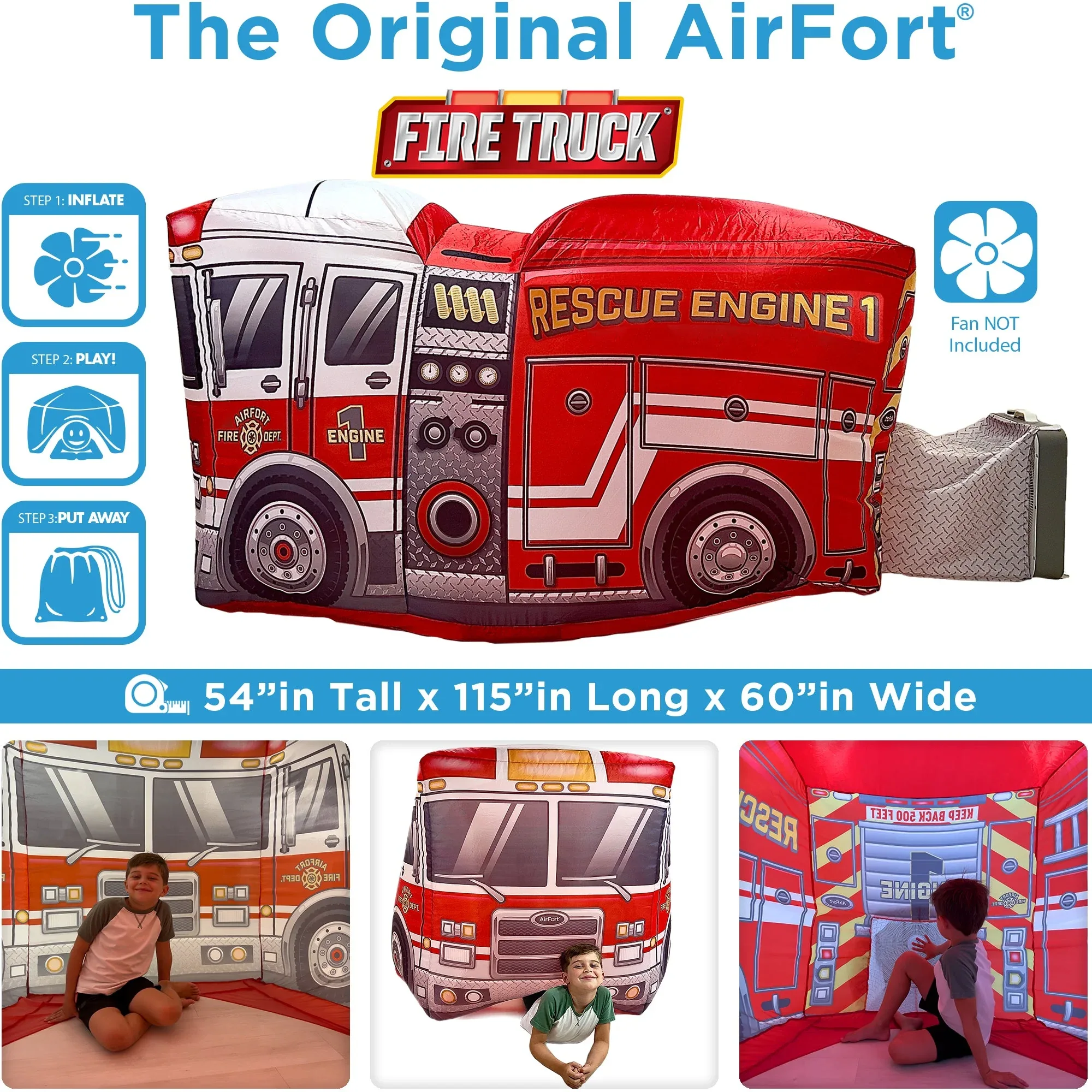The Original AirFort - Firetruck - Image 2