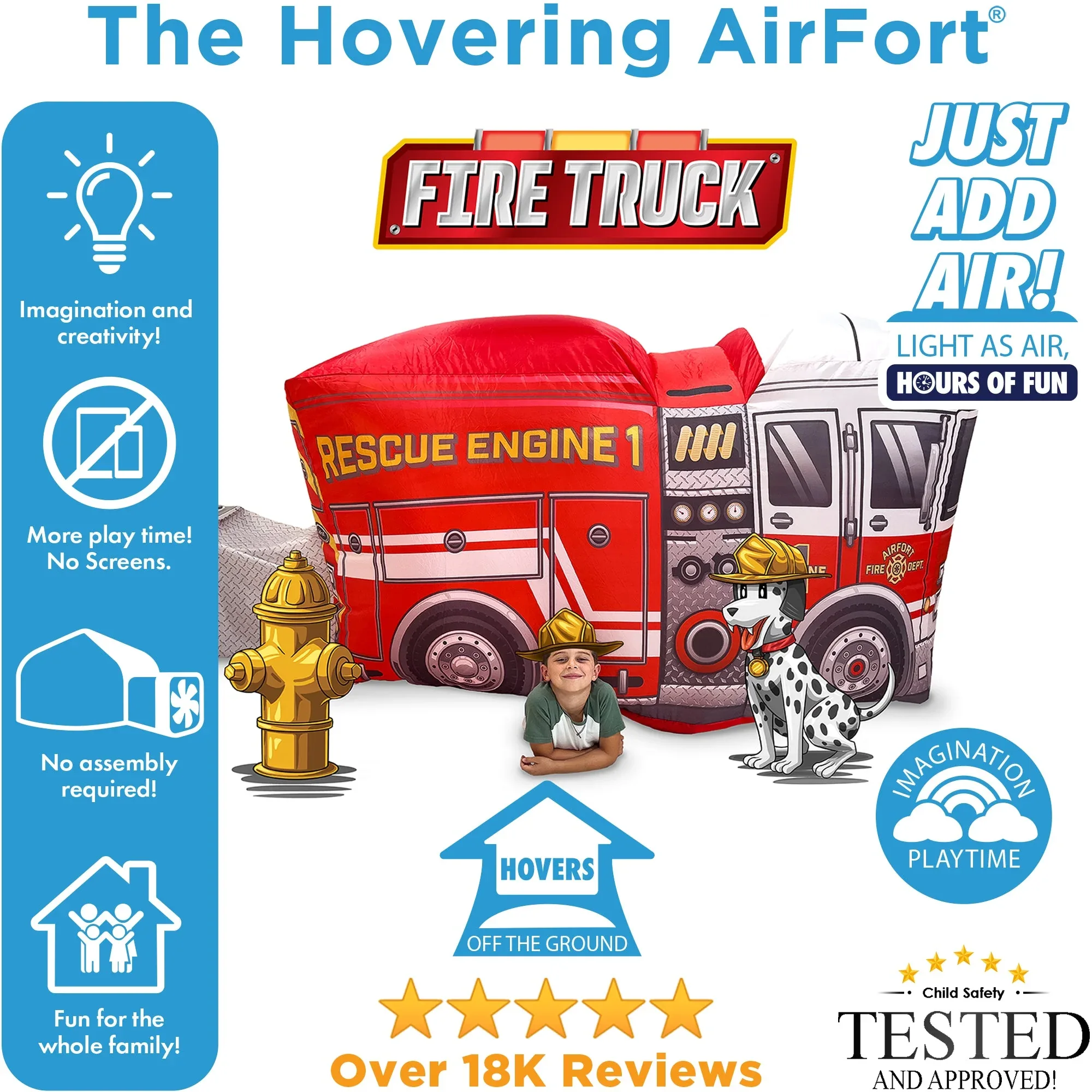 The Original AirFort - Firetruck - Image 3