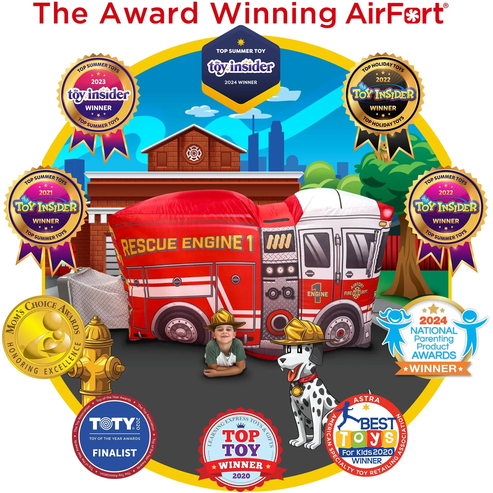The Original AirFort - Firetruck - Image 4